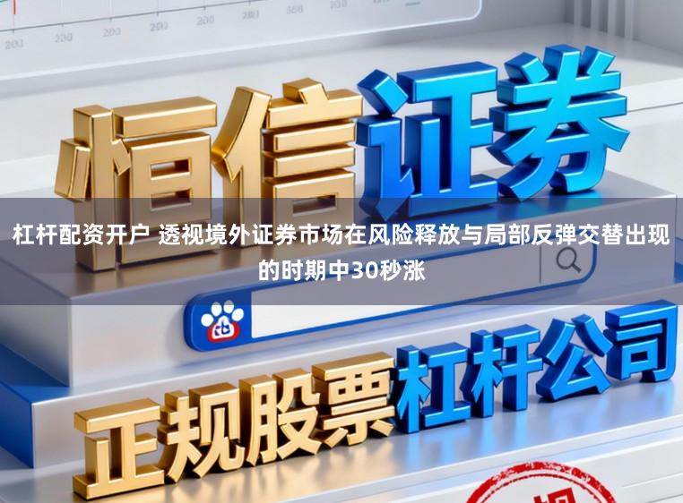 杠杆配资开户 透视境外证券市场在风险释放与局部反弹交替出现的时期中30秒涨