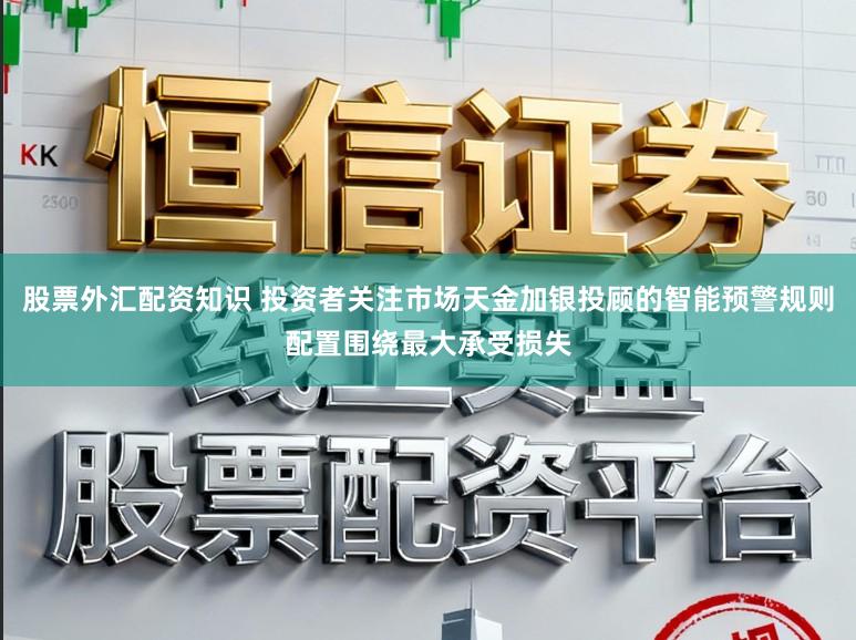 股票外汇配资知识 投资者关注市场天金加银投顾的智能预警规则配置围绕最大承受损失