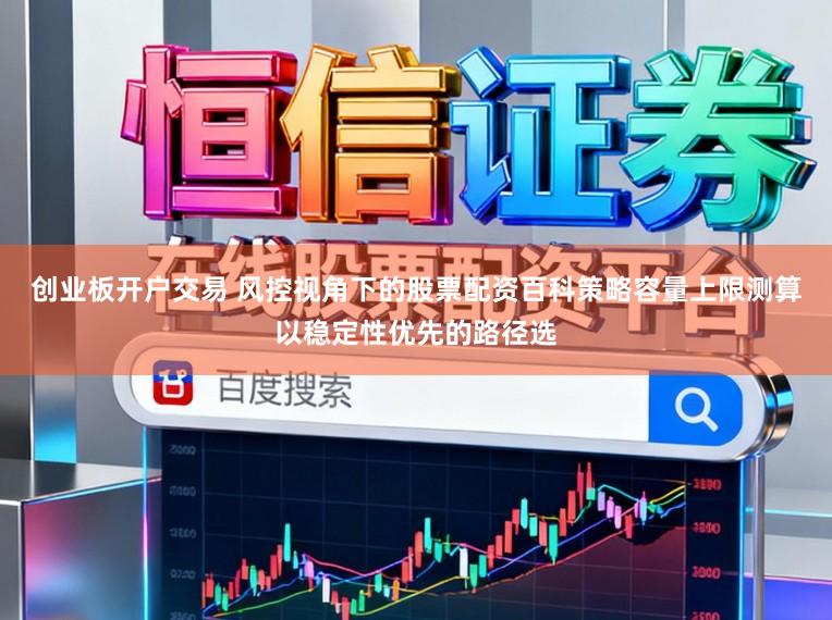 创业板开户交易 风控视角下的股票配资百科策略容量上限测算以稳定性优先的路径选