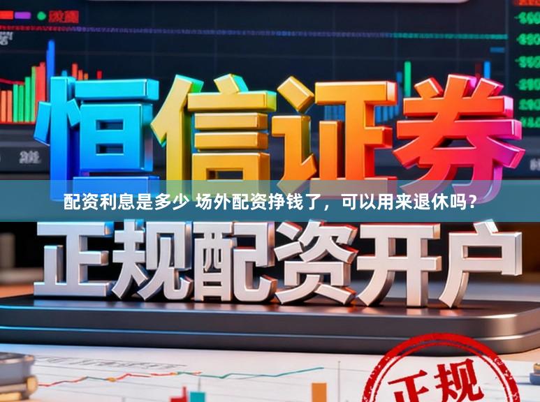 配资利息是多少 场外配资挣钱了，可以用来退休吗？