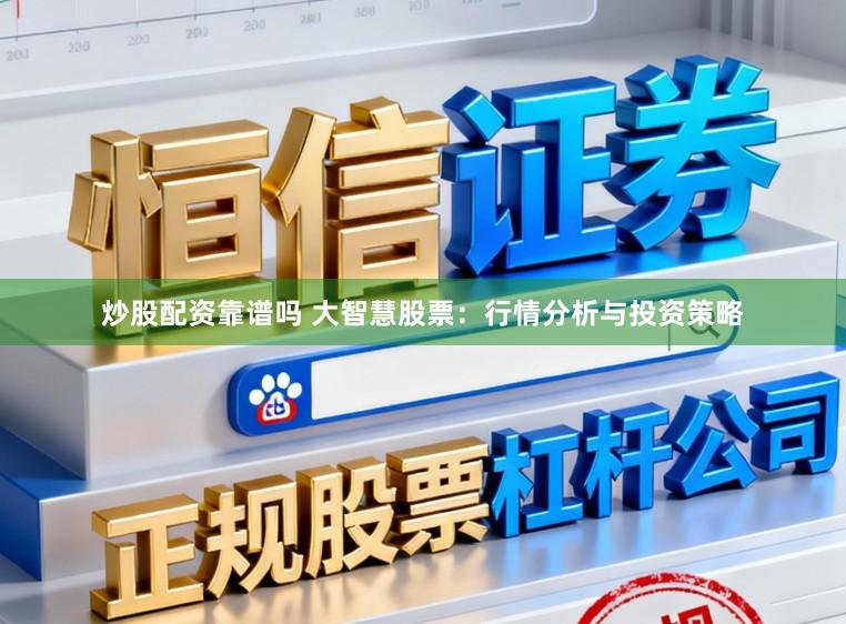 炒股配资靠谱吗 大智慧股票：行情分析与投资策略